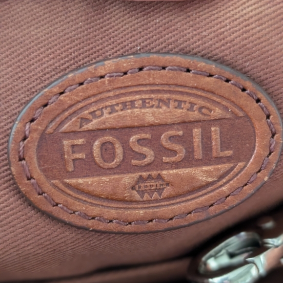 Vintage Fossil bag pecan brown - Picture 10 of 16